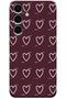 Samsung Galaxy S24 Plus Line Heart Burgundy (Burgundy)
