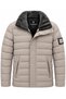 Yaman Slim Fit Men's Collared Fur Coat 7816