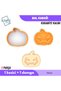 Pumpkin |   75mm |   Cookies - Sugar Dough - Play Dough Mold Set - 6