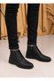 100% Genuine Leather Men's Casual Winter Shoes with Comfortable Fur Lining, Large Size, Classic Zipper Closure - 3