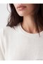 Peak New Season White Crew Neck Women's Knitwear Sweater - 3