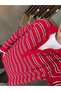 Polo Collar Striped Viscose Knitwear - 3