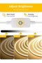 شريط إضاءة LED بطول 10 أمتار بلون أبيض دافئ 2700 كلفن، مقاوم للماء IP67 وقابل للتعتيم - 2