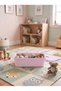Small Size 4 Liter 30X20X10 cm Polypropylene Plastic Organizer with Lilac Lid - Toy Box and Storage Basket - 6