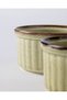 Mdm Coco Kleby 2-Piece Natural Soufflé Bowl - Green - 10 cm - 4