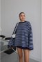 Striped Oversize Soft Knit Sweater - 2