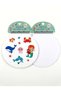 Stickered Picture Notebook Large Size Mermaid Themed Turquoise - 2