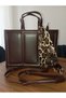 Women's Scarf Detailed Hand and Shoulder Bag with Adjustable Strap, Stylish Daily Bag