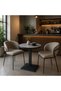 طاولة كافيه ميلامين دائري 70*70 3369 GREY - 2