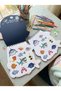 Stickered Picture Notebook Small Size Shark Themed Blue - 4