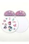 Stickered Picture Notebook Large Size Mermaid Themed Lilac - 2