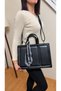 Women's Scarf Detailed Hand and Shoulder Bag with Adjustable Strap, Stylish Daily Bag