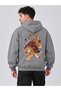 Kili̇m Tiger Unisex Oversized Sweatshirt Hoodie with Back Print