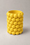 Bubble Patterned Decorative Makeup Brush Holder and Pen Holder - Modern Aesthetic Multi-Purpose Tabletop Organizer 9cm - 2
