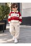 Boy's Polo Collar Top and Pants Set - 2