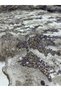 Beaded Embroidered Evening Dress Fabric - Lilac Color - 5