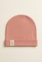 Baby Cotton Beanie Set Cute Nature Emblem Flexible Combed Cotton Newborn Children's Hat Multi-Colored
