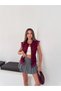 Women's Lace Detailed Knitwear Vest, Crew Neck, Buttoned, Openwork Knit, Stylish Casual Vest - 3