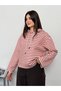 Modal Fabric Women's Striped Hooded Sweatshirt - 4