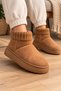 Women's Anatomical Comfortable Mini Suede Boots with Fur Inside, Thick Sole, Winter Women's Ankle Boots Shoes - 6