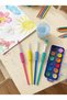 4-Piece Children's Brush Set with Sponge Handles - 7