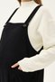 Maternity Corduroy Salopet Dress (Black) - 3