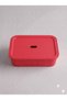 Red Lid Medium Size 9 Liters 40X30X10 cm Polypropylene Plastic Organizer - Toy Box and Storage Basket - 3