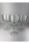 3-Piece Footed Crystal Transparent Ice Cream Bowl Glass Ice Cream Bowl Magnolia Dessert Cup Set Presentation Container