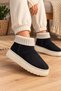 Women's Anatomical Comfortable Mini Suede Boots with Fur Inside, Thick Sole, Winter Women's Ankle Boots Shoes - 3