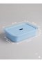 Blue Lid Medium Size 9 Liters 40X30X10 cm Polypropylene Plastic Organizer - Toy Box and Storage Basket - 8