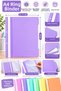 Ring Binder Pastel Color A4 6 Pieces Economical Quality Plastic Ring Binder Document Presentation File Colorful Office Bureau School - 4