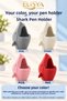 Shark Pen Holder Decorative Desktop Pen Organizer 14 cm - 4