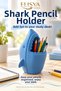 Shark Pen Holder Decorative Desktop Pen Organizer 14 cm - 3