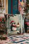 New Year Themed Throw Pillow Cover 43X43 cm Digital Printed Decorative New Year Pillow Cover Gift - 2