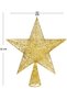 Christmas Ornament Pine Tree Top Ornament Gold 30X35 Cm. - 3