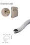 Wooden Door Wick (White) with 10mm Side Wick, American Door Wick. Heat and Sound Insulation for 1 Door - 2