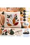 2-Piece Punch Embroidered Tasseled Decorative Throw Pillow Cover - 3