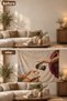 Adem's Creation Inspired Coffee Themed Art Stain Resistant Fabric Wall Covering Wall Tapestry Tapestry - 5