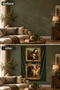 Mona Lisa Girl with Pearl Earring Wine Themed Classic Art Stain Resistant Wall Covering Wall Tapestry Tapestry - 4
