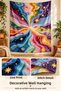 Psychedelic Galaxy Star Patterned Abstract Space Stain Resistant Fabric Wall Covering Wall Tapestry Tapestry - 4