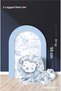 Set of 2 Standing Boards Safari Blue, Lion / 70 cm - 50 cm