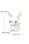 108 Pieces Mini Block Rabbit Figure Building Set 3D Animal Toy Ages 6+ - 3