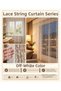Cloth Curtain Special Series Lace Off-White Color (100 * 300) Cornice and Rustic Use - 2
