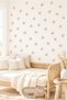 Sand Beige Mini Flowers 49 Pieces Modern Wall Sticker Set Mnb-123