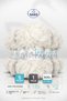 Coco • Cream(97944) • 5-Pack X 100Gr / 24m • Sweater, Cardigan, Scarf, Beanie, Home Decor Knitting Yarn