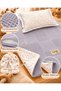 Baby Changing Mat Set with Pillow, Double-Sided Soft Filled Cotton Pique Changing Mat 85X45 cm - 3