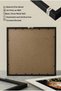 1 Piece Black Wooden Framed Minimalist Dark Theme Still Life Rose Square Wooden Painting - Home, Business and Office Decoration Painting - 7
