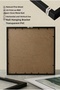 1 Piece Black Wooden Framed Square Wooden Painting with Pvc Frame and Sea View - Home, Business and Office Decoration Painting - 7
