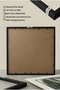1 Piece Black Wooden Framed Large Tree and Wildflowers Square Wooden Painting - Home, Business, and Office Decoration Painting - 7