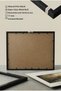 2 Pieces of Black Wooden Framed Modern Horizontal Wooden Painting with Pvc Panels in Golden Yellow and Coffee Tones - Home, Business, and Office Decoration Painting - 7